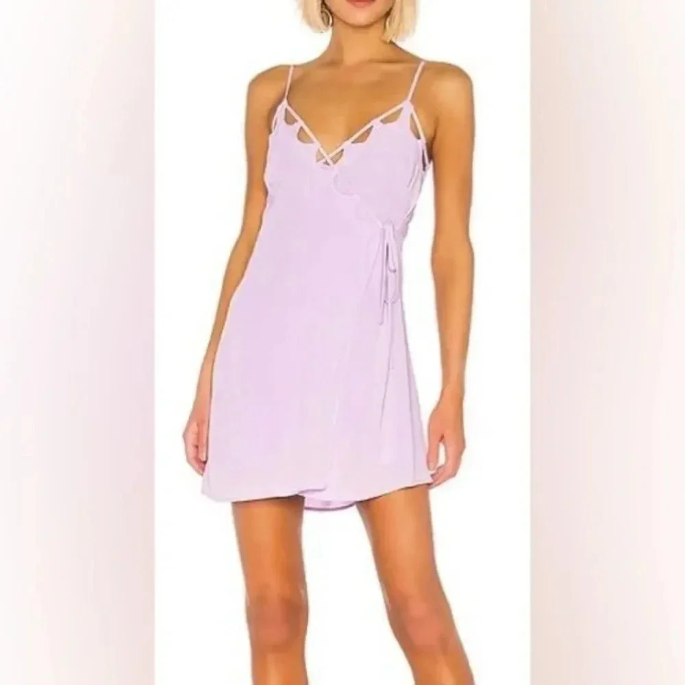 Lovers + Friends Island Life Mini Wrap Dress